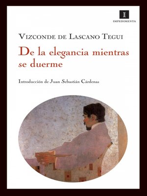 cover image of De la elegancia mientras se duerme